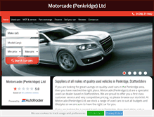 Tablet Screenshot of motorcade-limited.co.uk